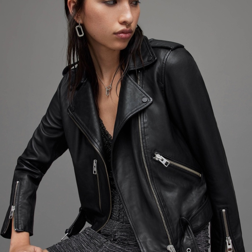 All Saints Balfern Leather Jacket